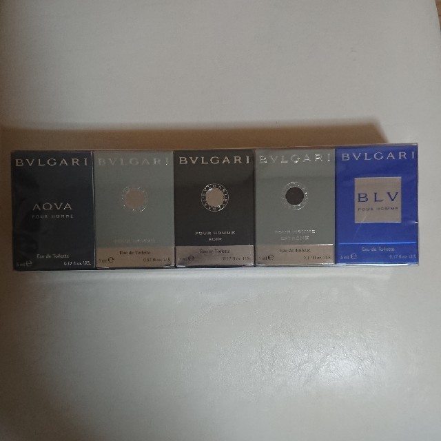 BVLGARI(ブルガリ)のブルガリ ミニ香水 5点 セット 新品未開封 コスメ/美容の香水(ユニセックス)の商品写真