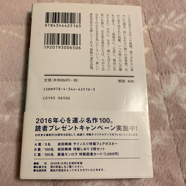 山女日記  湊かなえ エンタメ/ホビーの本(文学/小説)の商品写真