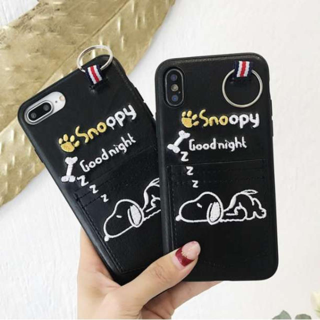 スヌーピーiphoneケース Snoopy Iphone7 8 X Xs 3色 の通販 By Sana S Shop ラクマ