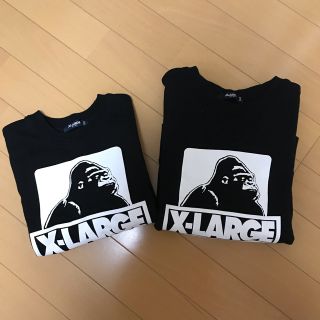 エクストララージ(XLARGE)の専用 エクストララージ キッズ 110&140 スウェット ブラック(Tシャツ/カットソー)