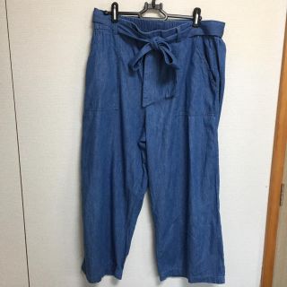 シマムラ(しまむら)のデニムワイドパンツ(バギーパンツ)