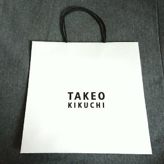 タケオキクチ(TAKEO KIKUCHI)のTAKEO KIKUCHI ショッパー 紙袋(ショップ袋)