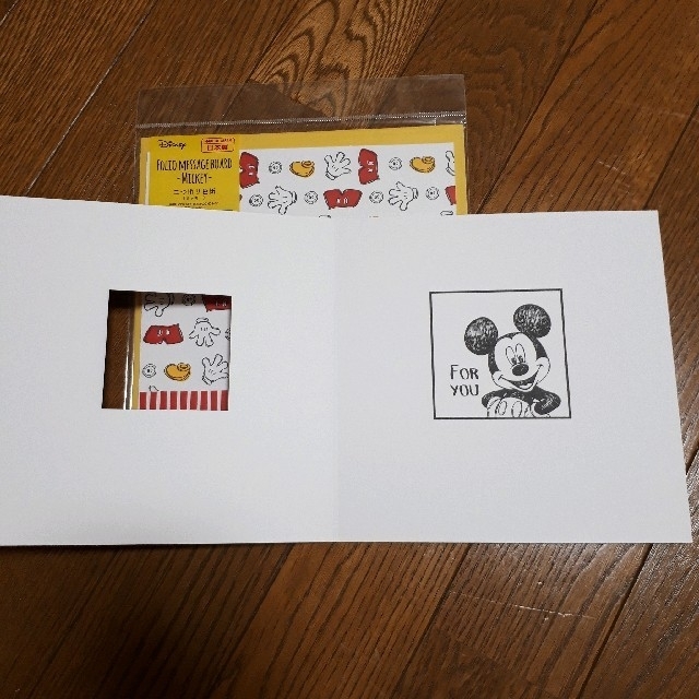 Disney 色紙 写真アルバム 2つ折 ミッキー ディズニーの通販 By Choco ディズニーならラクマ