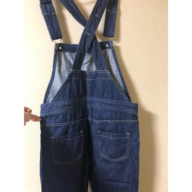 JEANASIS(ジーナシス)のJEANASIS テーパードデニムオーバーオール レディースのパンツ(サロペット/オーバーオール)の商品写真