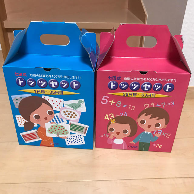七田 ドッツカードおもちゃ - 知育玩具