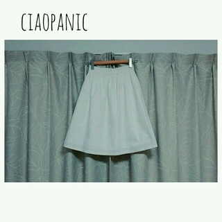 チャオパニック(Ciaopanic)のciaopanic 白スカート(ひざ丈スカート)