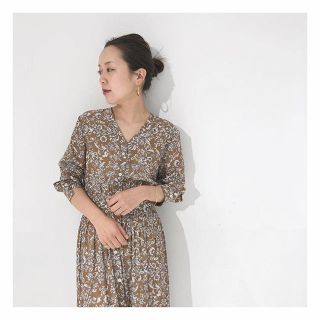 プラージュ(Plage)のplage2019SS★rustic flower gather dress(ロングワンピース/マキシワンピース)