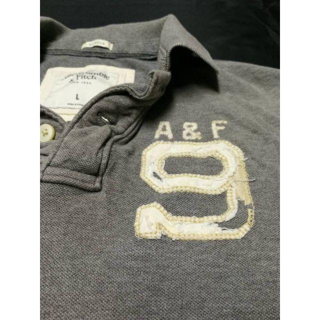 Abercrombie&Fitch(アバクロンビーアンドフィッチ)のアバクロ 　ポロシャツ　9アップリケ　レア品 メンズのトップス(ポロシャツ)の商品写真