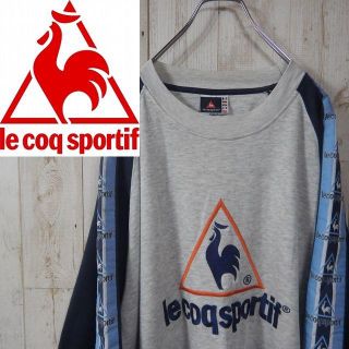 ルコックスポルティフ(le coq sportif)のNABI様専用！ルコックスポルティフ　ビックロゴ　サイドライン　スウェット　L(スウェット)