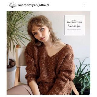 シールームリン(SeaRoomlynn)のsea roomlynn ローゲージニット 美品　シールームリン(ニット/セーター)