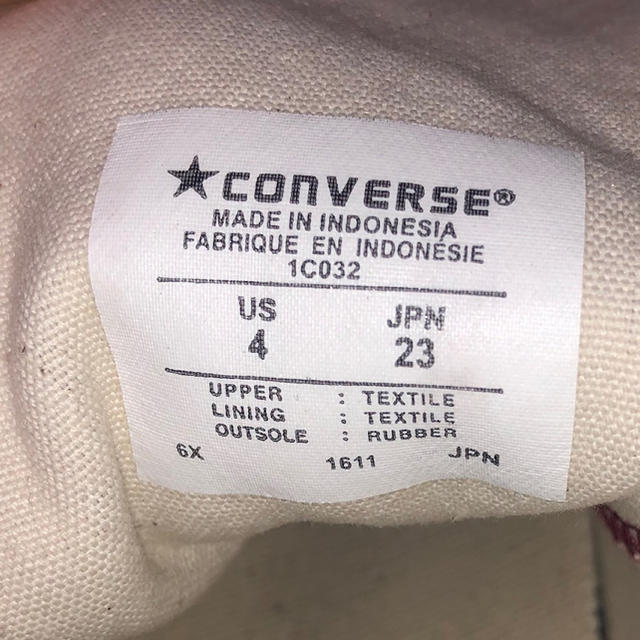 CONVERSE(コンバース)のコンバース ボルドー スニーカー レディースの靴/シューズ(スニーカー)の商品写真