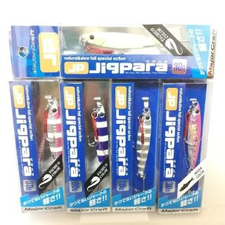 メジャークラフト(Major Craft)の新品未使用✩送料込み♪メジャークラフト ジグパラショート30g 5カラーセット(ルアー用品)