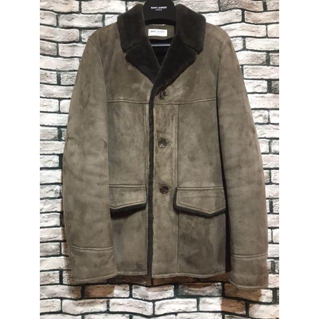 SAINT LAURENT - サンローランパリ☆13AW ムートンレザーハーフ SAINT LAURENT - サンローランパリ☆13AW ムートンレザーハーフ