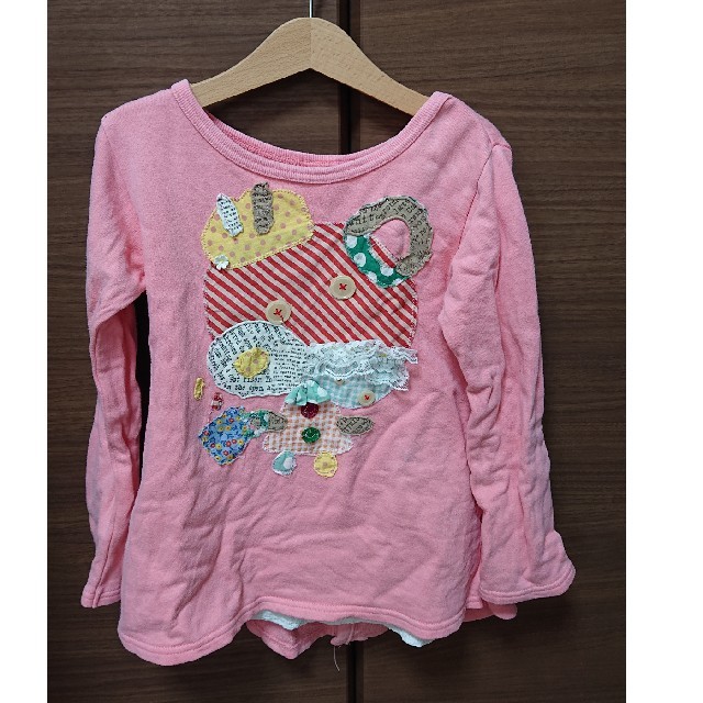 GrandGround(グラグラ)のバナバナ パーカー キッズ/ベビー/マタニティのキッズ服女の子用(90cm~)(Tシャツ/カットソー)の商品写真