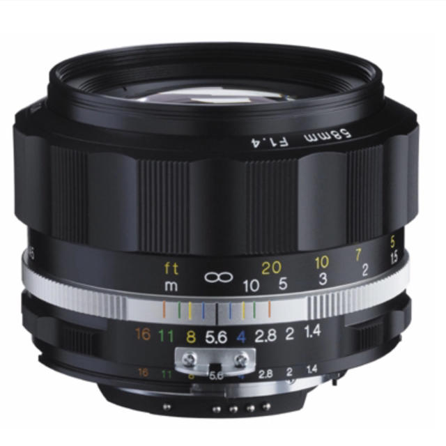 新品 58mm F1.4 SLⅡ S ブラックニコンFマウント フォクトレンダーレンズ(単焦点)