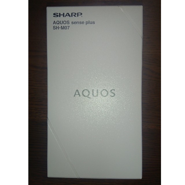 未使用品★SHARP AQUOS sense plus SH-M07 ブラック