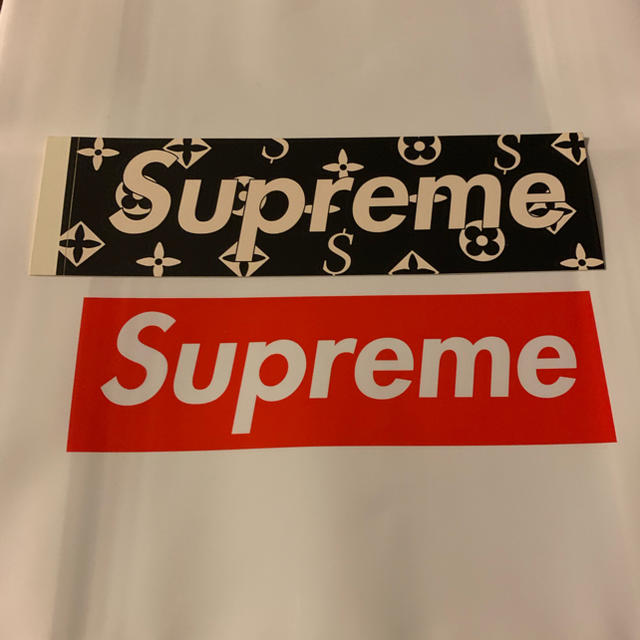 supreme  シュプリーム  ステッカー 希少 レア プラス晩餐フチなしエンタメ/ホビー