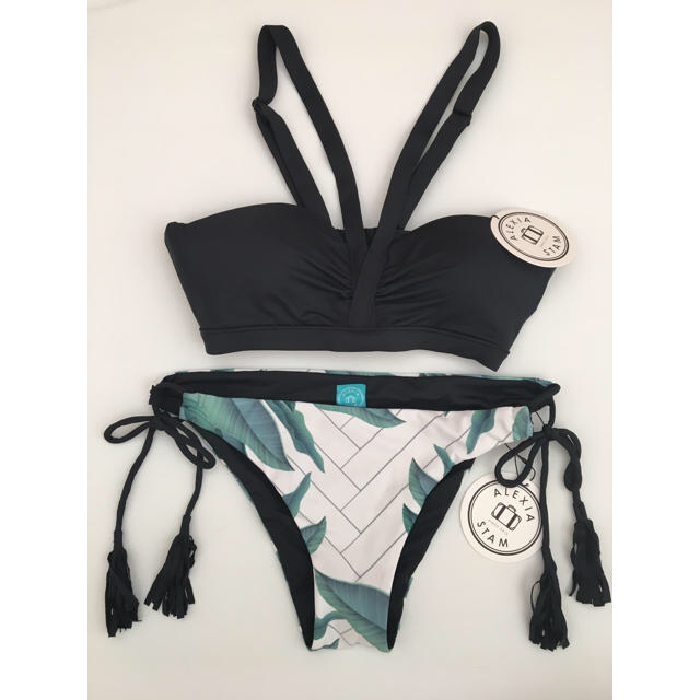 ALEXIASTAM♡完売品♡ビキニ上下セット♡バナナリーフ ALEXIASTAM♡完売品♡ビキニ上下セット♡バナナリーフ