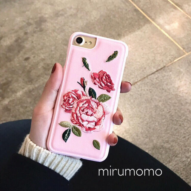 Iphone ケース 刺繍 立体 花柄 ハイビスカス バラ おしゃれの通販 By Mirumo ラクマ