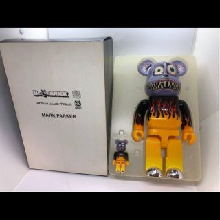 400% 100% ベアブリック BE@RBRICK MARK PARKER