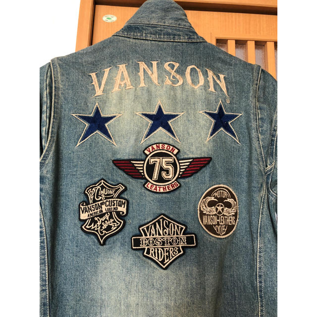 VANSON(バンソン)のバンソン    つなぎ Sサイズ 送料無料 メンズのジャケット/アウター(ライダースジャケット)の商品写真