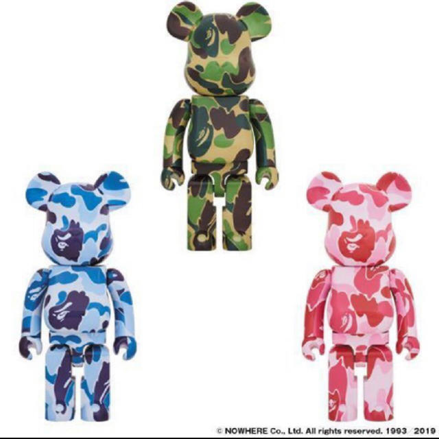 A BATHING APE(アベイシングエイプ)のBE@RBRICK BAPE ABC CAMO 1000％  エンタメ/ホビーのおもちゃ/ぬいぐるみ(キャラクターグッズ)の商品写真