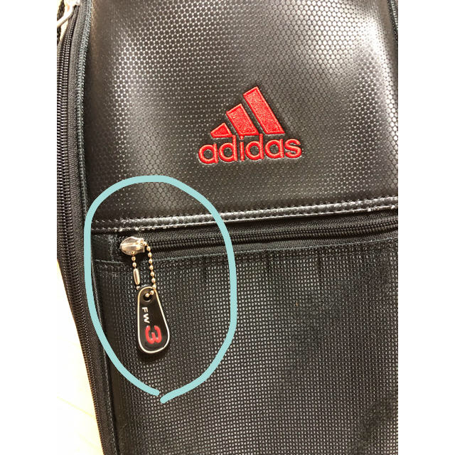 adidas(アディダス)のアディダス キャディバッグ  中古品 スポーツ/アウトドアのゴルフ(バッグ)の商品写真