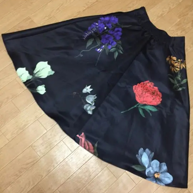 AMERI AMANDA FLARE SKIRTロングスカート