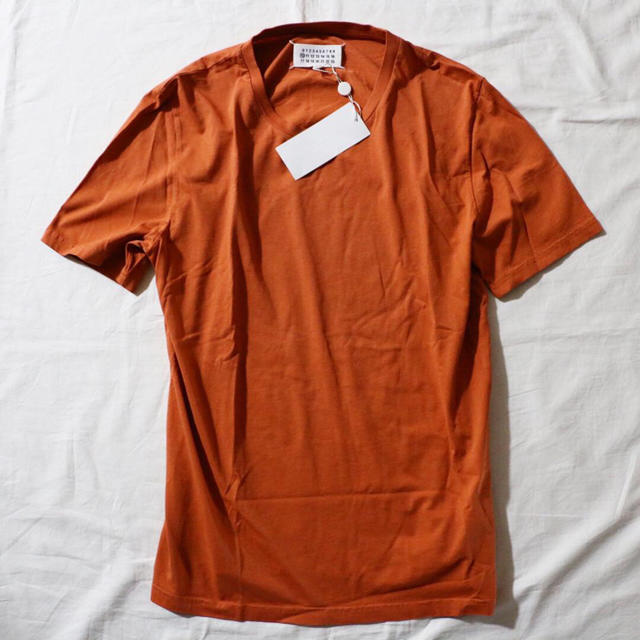 Maison Martin Margiela(マルタンマルジェラ)の新品 52サイズ Maison Margiela 10 Tシャツ オレンジ メンズのトップス(Tシャツ/カットソー(半袖/袖なし))の商品写真