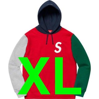 シュプリーム(Supreme)のXL S Logo Colorblocked Hooded Sweatshirt(パーカー)