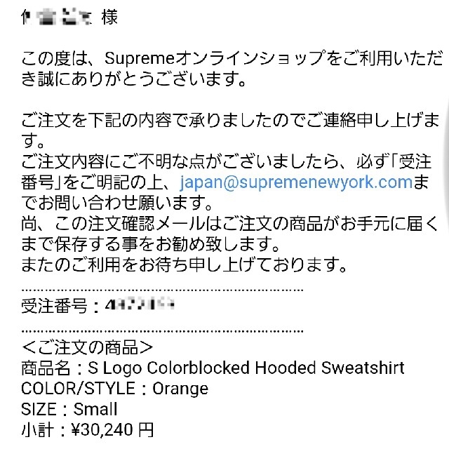 Supreme(シュプリーム)のS Logo Colorblocked Hooded  Sサイズ メンズのトップス(パーカー)の商品写真