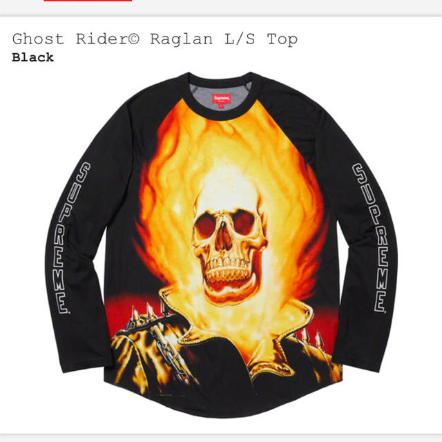 黒 Lサイズ Supreme Ghost Rider ゴースト ライダー