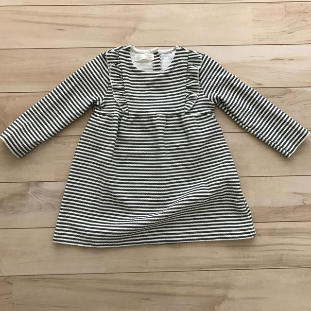 ZARA KIDS(ザラキッズ)の専用☆zara baby girl ボーダーワンピース キッズ/ベビー/マタニティのキッズ服女の子用(90cm~)(ワンピース)の商品写真