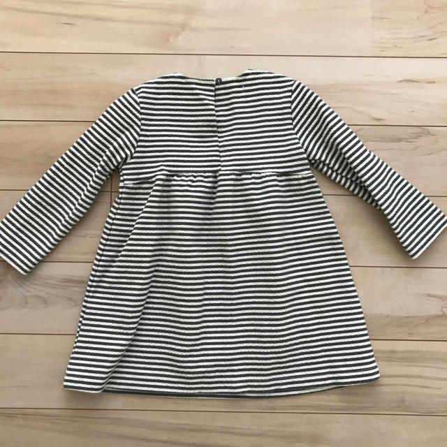 ZARA KIDS(ザラキッズ)の専用☆zara baby girl ボーダーワンピース キッズ/ベビー/マタニティのキッズ服女の子用(90cm~)(ワンピース)の商品写真