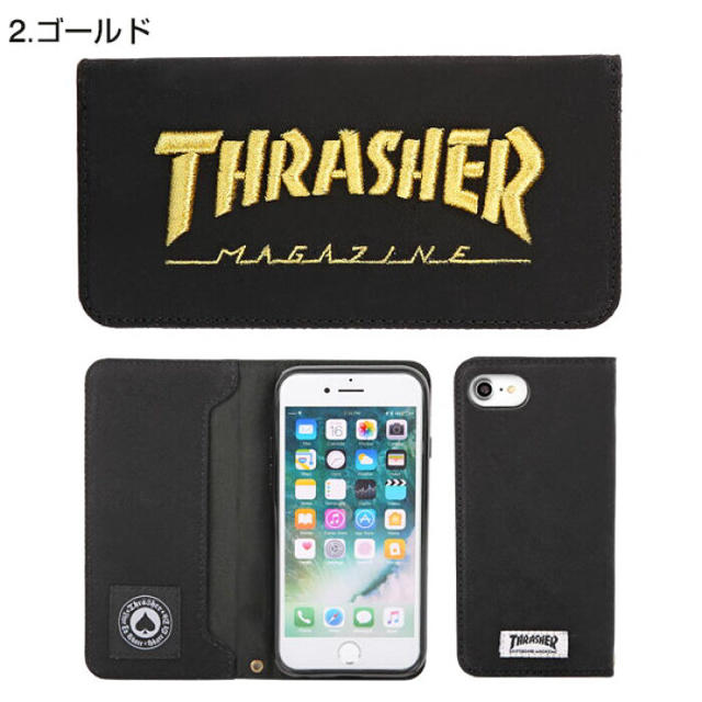 エルメス iphone8 ケース シリコン | THRASHER - THRASHER iPhone8/7/6s/6対応　手帳型 iPhoneケースの通販 by a妻’store｜スラッシャーならラクマ