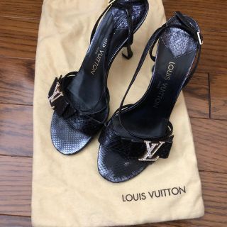 ルイヴィトン(LOUIS VUITTON)のルイヴィトン  サンダル ミュール ラインストーン 約23.5〜24cm(ミュール)