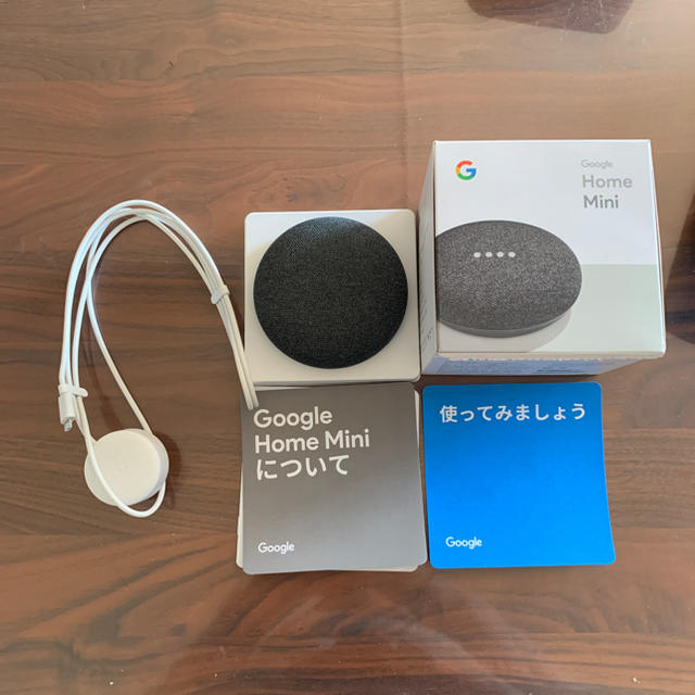 ANDROID(アンドロイド)の美品 Google Home mini チャコール スマホ/家電/カメラのオーディオ機器(スピーカー)の商品写真