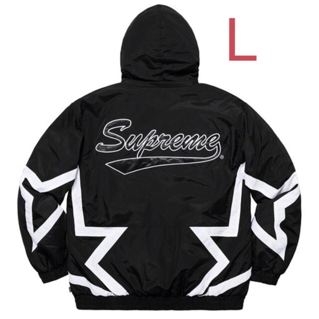 送料無料 Supreme Stars Fuffy Jacket BLACK L