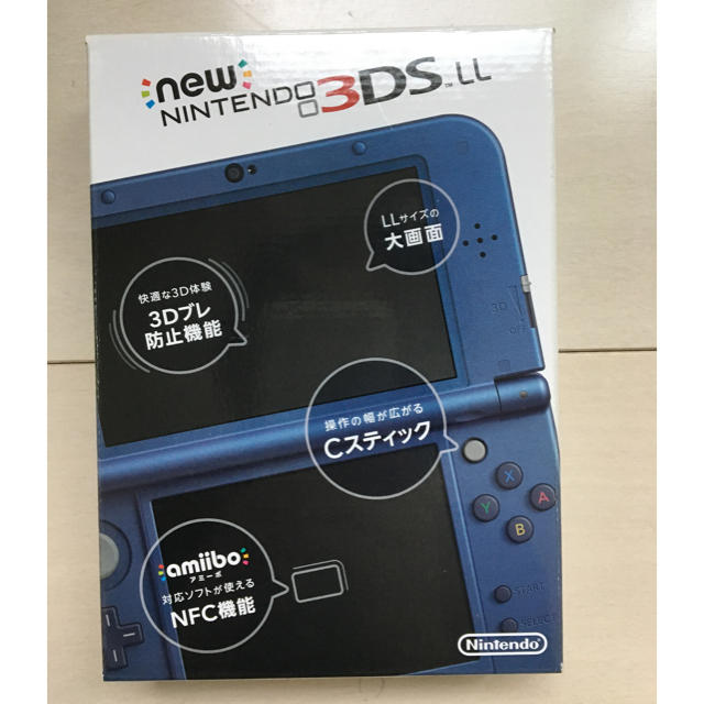 エンタメ/ホビーNintendo3DS LL 本体  美品 メタリックブルー 充電器付き