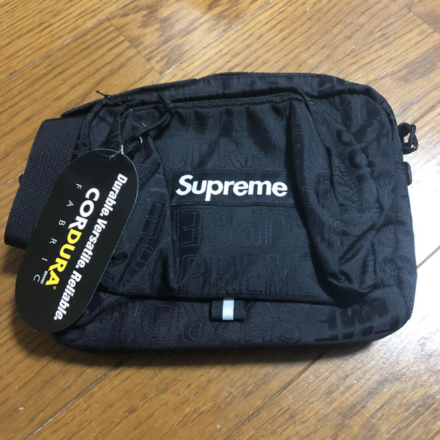 新品 supreme shoulder bag 黒 ブラック black