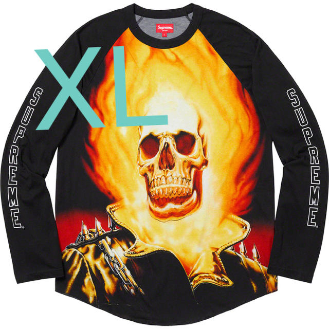 supreme ghost rider raglan L/S top XLトップス