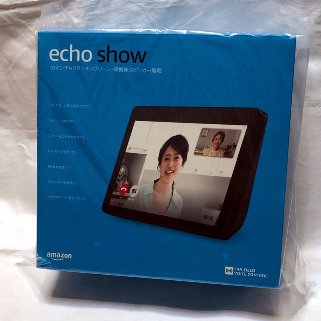 ECHO(エコー)のamazon echo show 第２世代 チャコール スマホ/家電/カメラのオーディオ機器(スピーカー)の商品写真