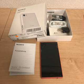 ソニー(SONY)のソニー　 Xperia Z5 Compact コーラルピンク  SIMフリー　(スマートフォン本体)