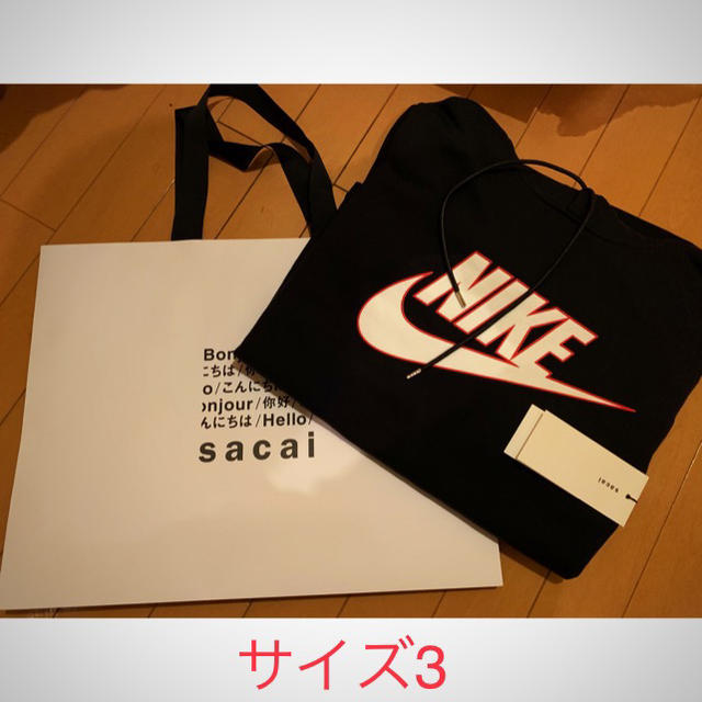 トップスNIKE sacai  Women's Hoodie 3