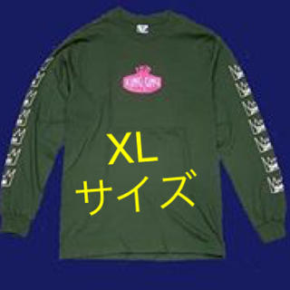 King Gnu ロンT 緑 赤エンブレム XLサイズ 新品 Tシャツ 長袖の通販 by 