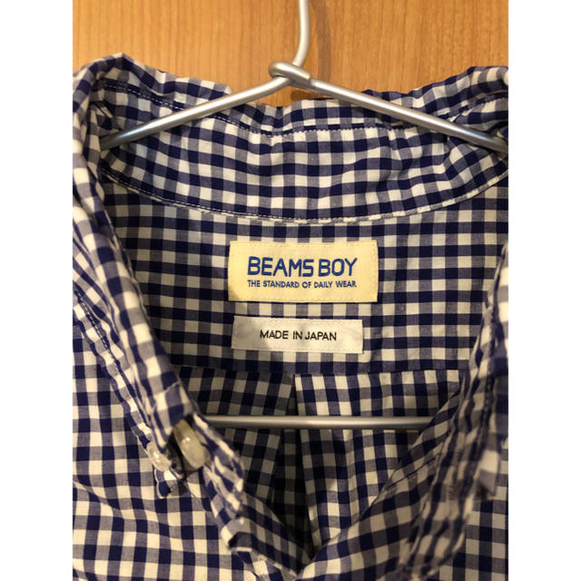 BEAMS BOY(ビームスボーイ)のBEAMS BOY  ギンガムチェックシャツ  レディースのトップス(シャツ/ブラウス(長袖/七分))の商品写真