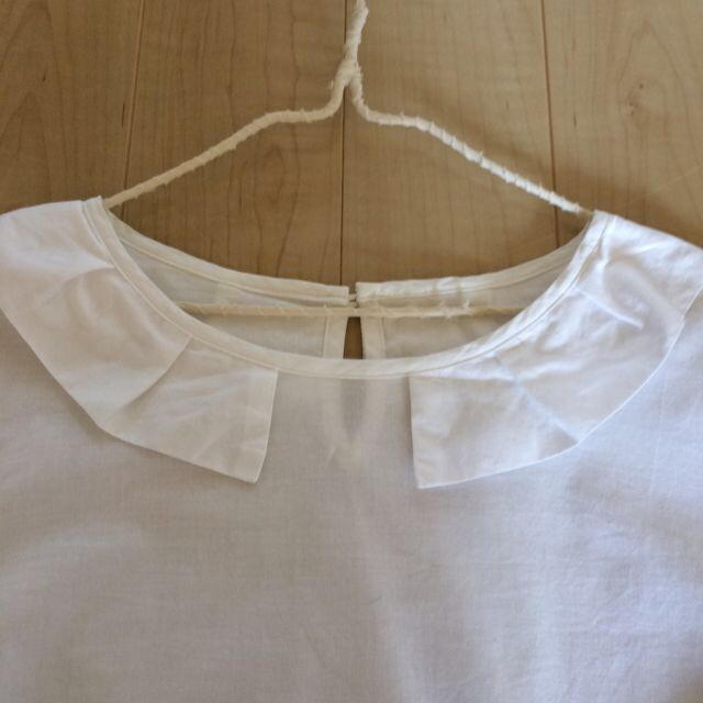 Dot&Stripes CHILDWOMAN(ドットアンドストライプスチャイルドウーマン)のシャンプルドゥシャーム 襟が可愛いシャツ レディースのトップス(シャツ/ブラウス(長袖/七分))の商品写真