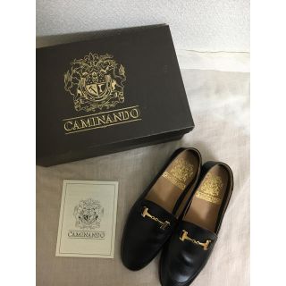 ドゥーズィエムクラス(DEUXIEME CLASSE)のCAMINAND BIT SLIP ON  ブラック  サイズ6  ローファー(ローファー/革靴)