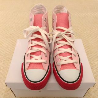 コンバース(CONVERSE)のコンバース　ハイカット　1512　ピンクバイカラー　ツートン？　23cm(スニーカー)