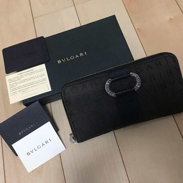 美品 BVLGARI ジップウォレット ロゴマニア 取り寄せ可 - aguapreta.pe